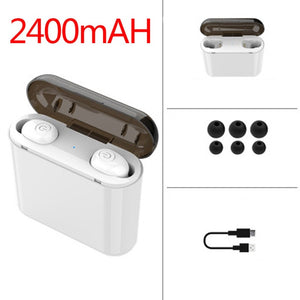 Newest TWS Wireless Earphones Headphones Bluetooth 5.0 Earbuds as Power Bank Sport Headset Noise Cancel Earphone Headphone